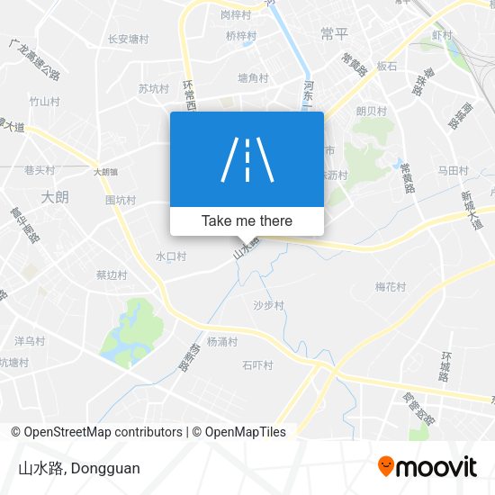 山水路 map