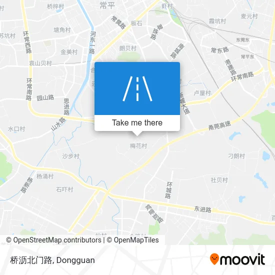 桥沥北门路 map