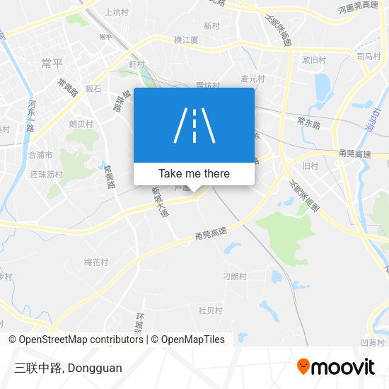 三联中路 map