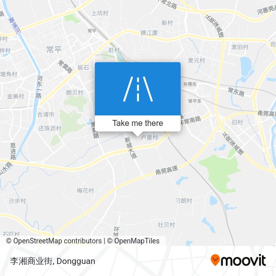 李湘商业街 map