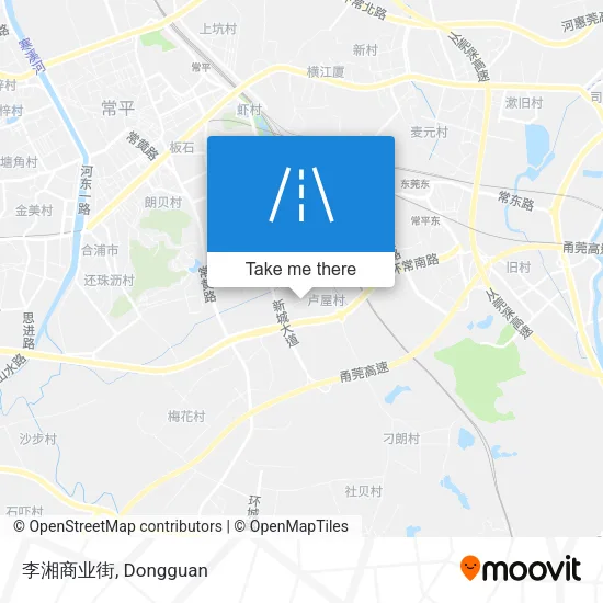 李湘商业街 map
