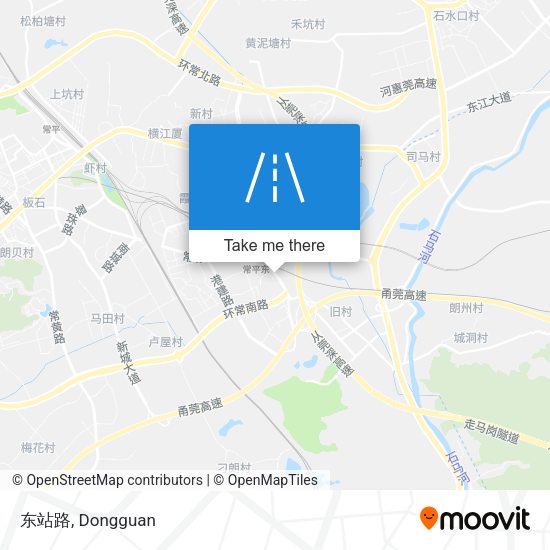 东站路 map