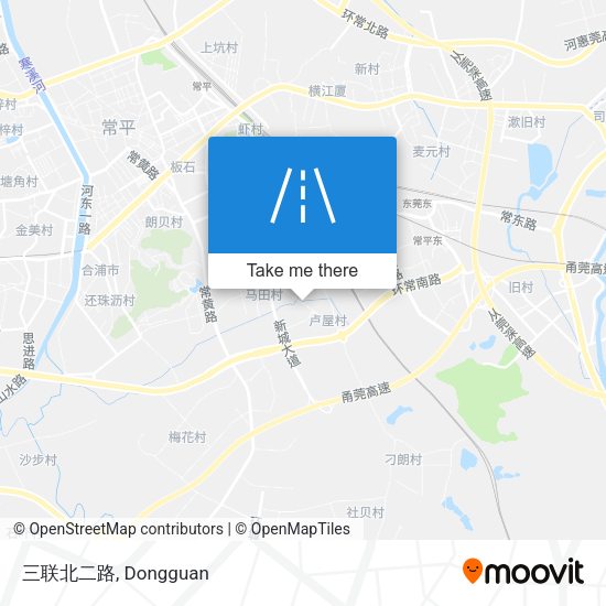 三联北二路 map