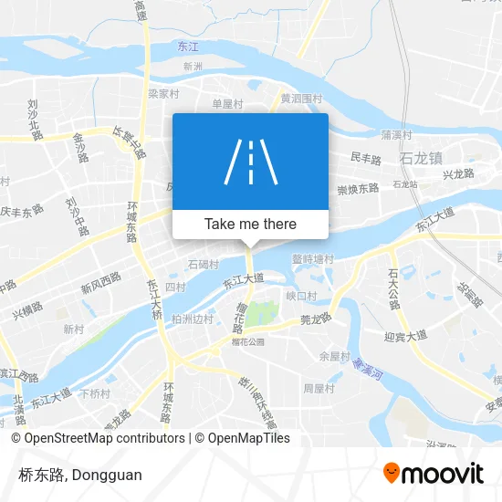 桥东路 map