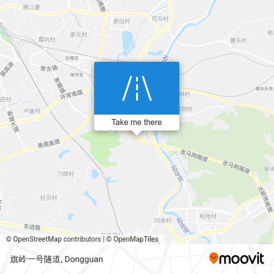 旗岭一号隧道 map
