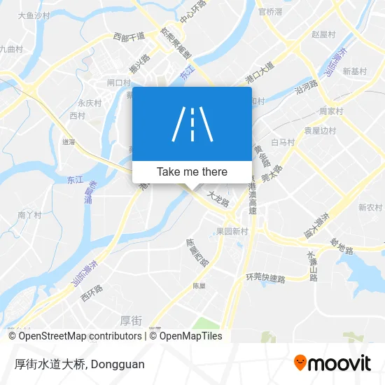 厚街水道大桥 map