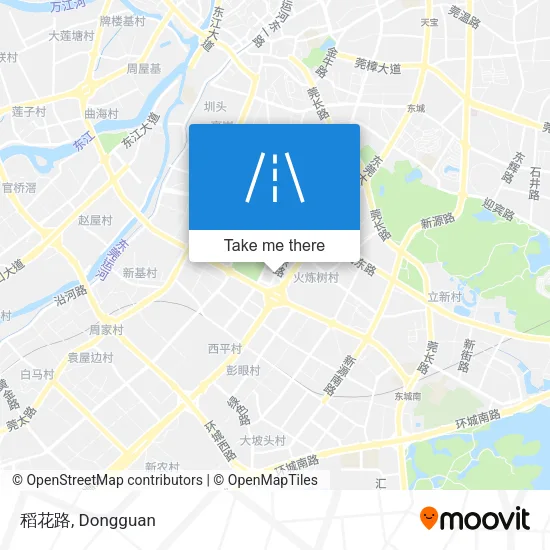 稻花路 map