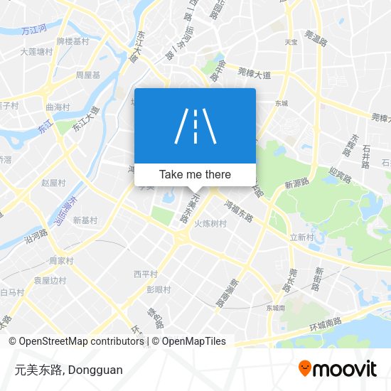 元美东路 map