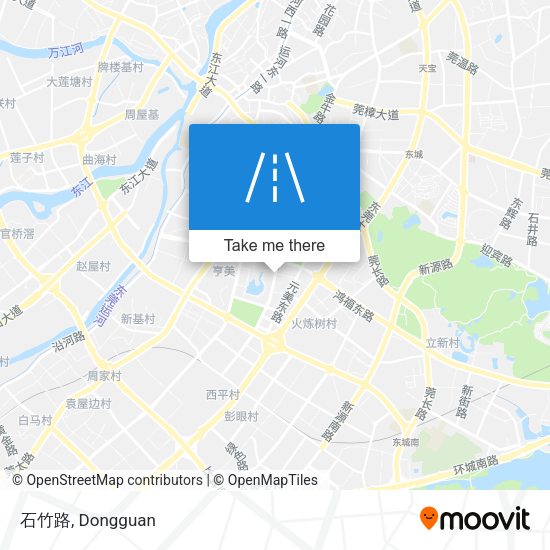 石竹路 map