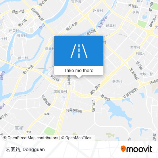 宏图路 map