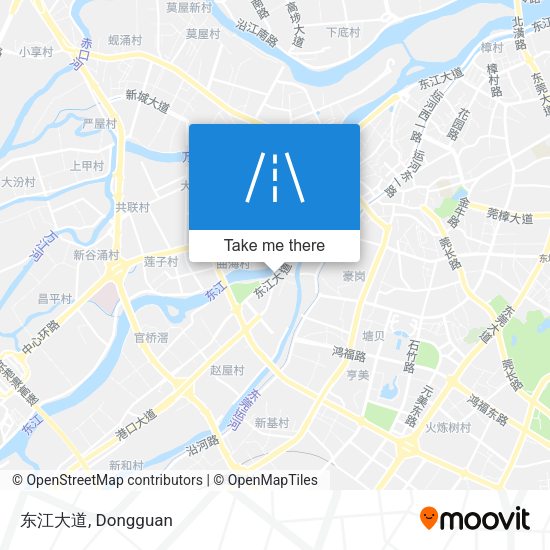 东江大道 map