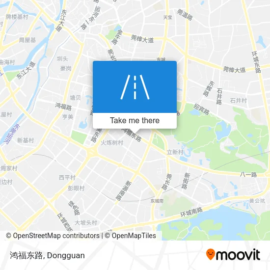 鸿福东路 map