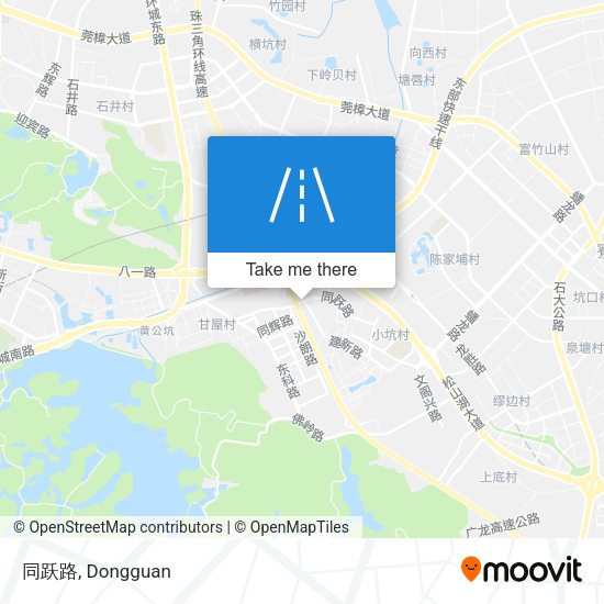 同跃路 map