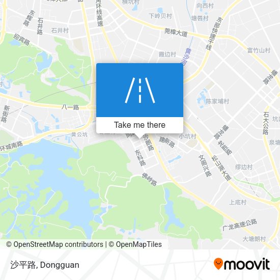 沙平路 map
