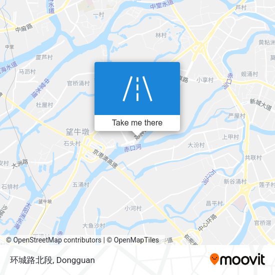 环城路北段 map