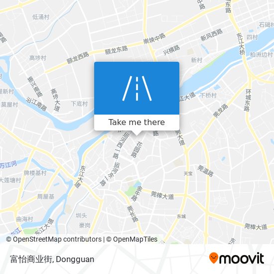 富怡商业街 map