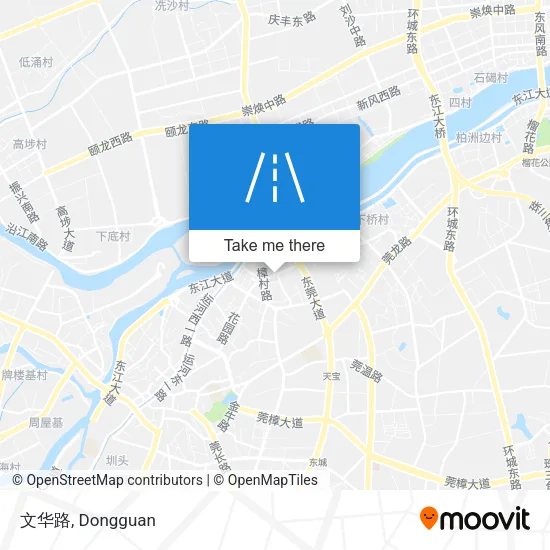 文华路 map