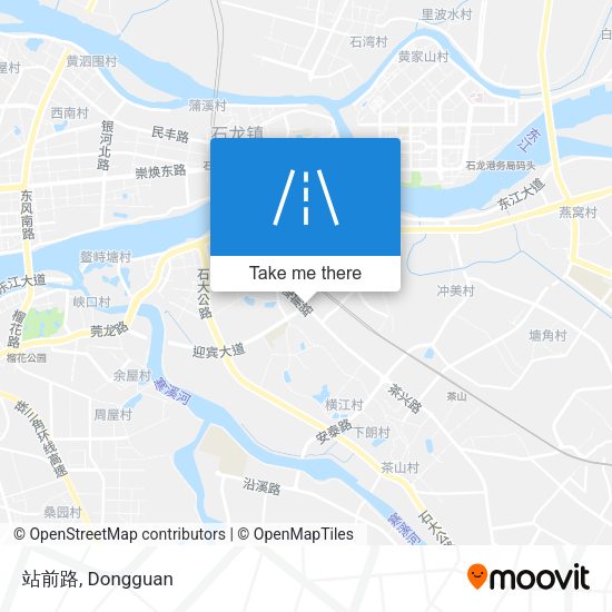站前路 map
