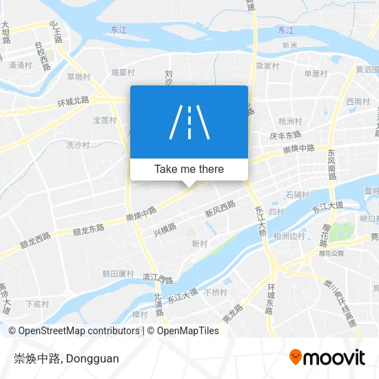 崇焕中路 map