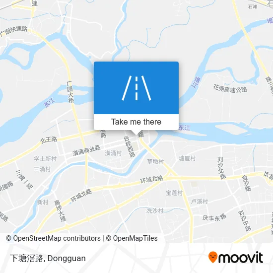 下塘滘路 map