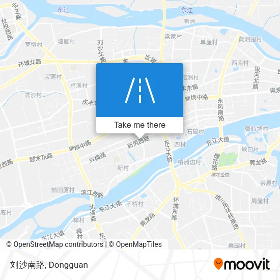 刘沙南路 map