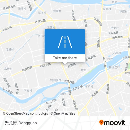 聚龙街 map