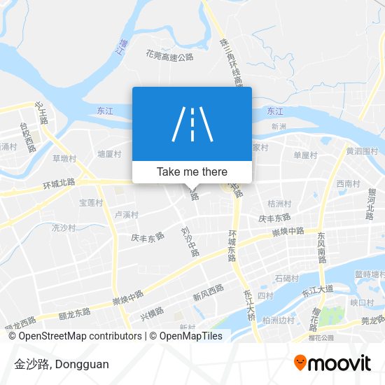 金沙路 map