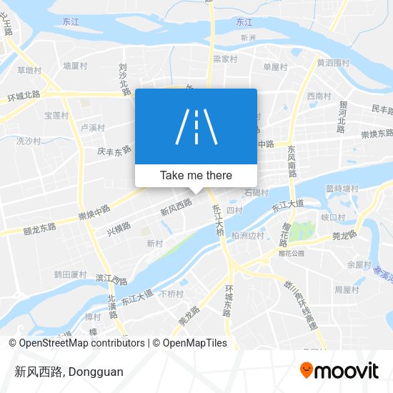 新风西路 map