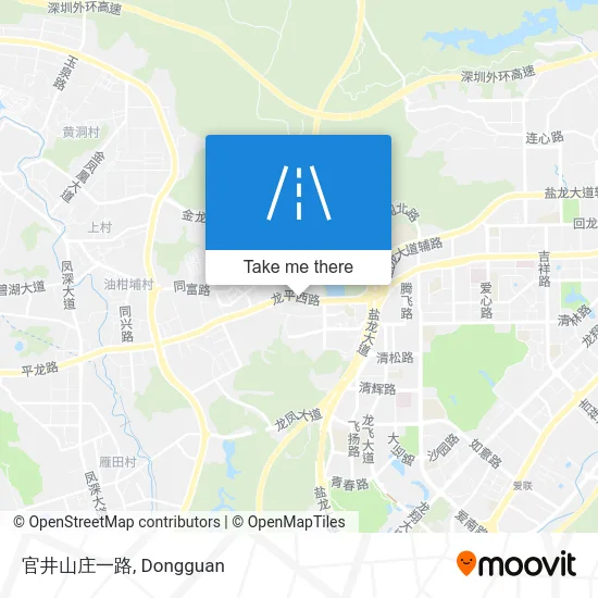 官井山庄一路 map