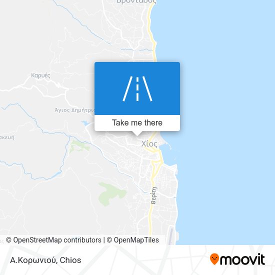 Α.Κορωνιού map