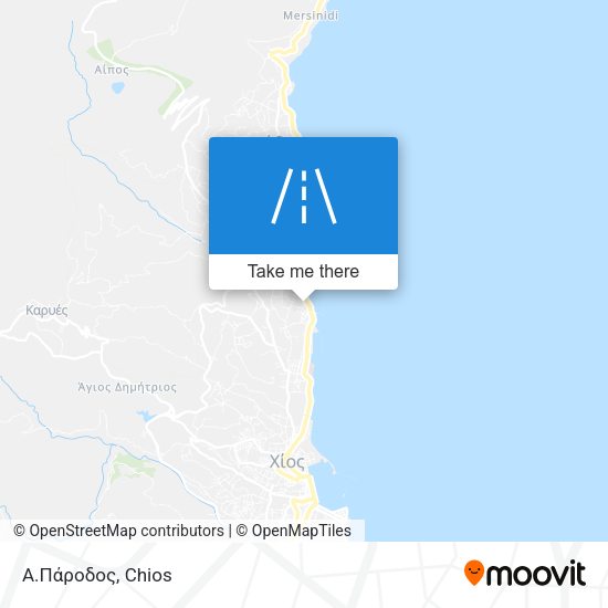 Α.Πάροδος map
