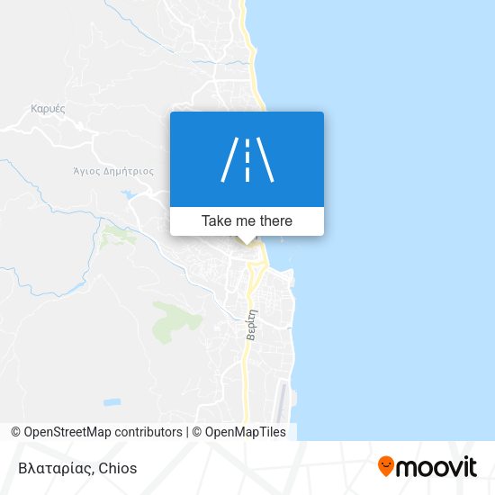 Βλαταρίας map