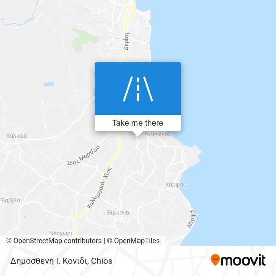 Δημoσθενη I. Koνιδι map