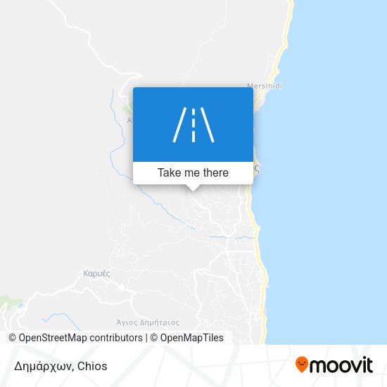 Δημάρχων map