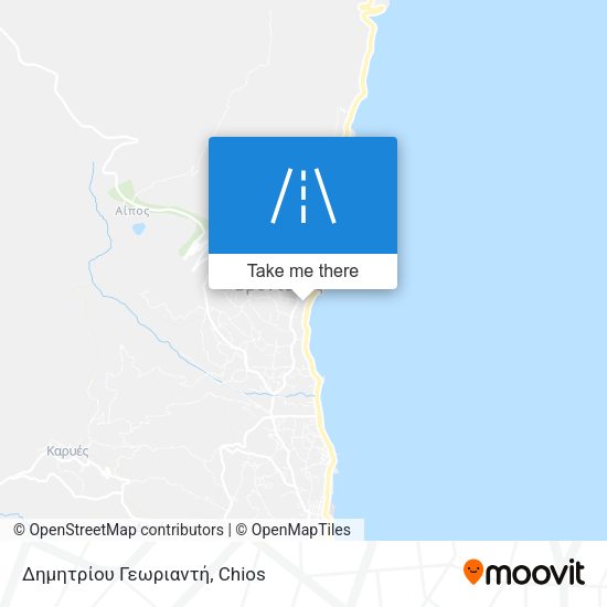 Δημητρίου Γεωριαντή map