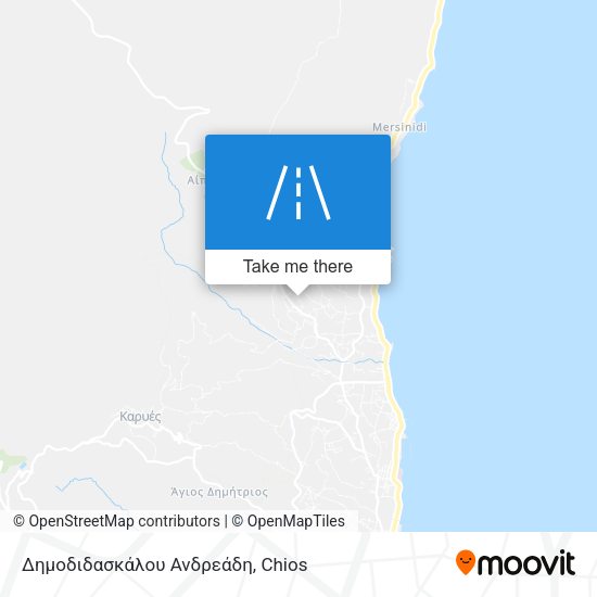 Δημοδιδασκάλου Ανδρεάδη map