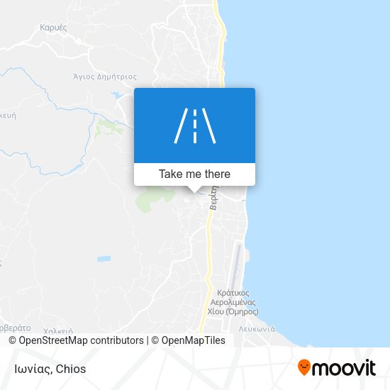 Ιωνίας map