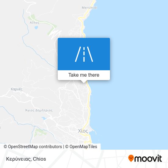 Κερύνειας map