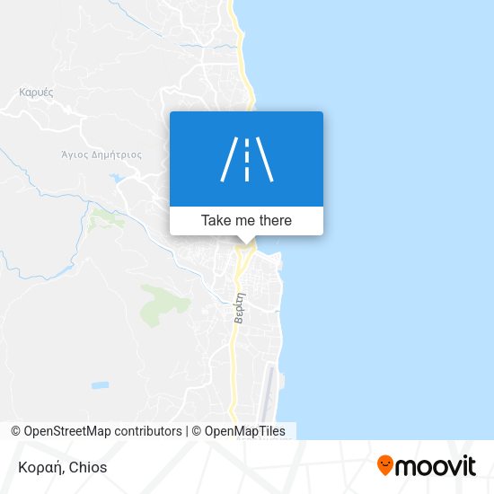 Κοραή map