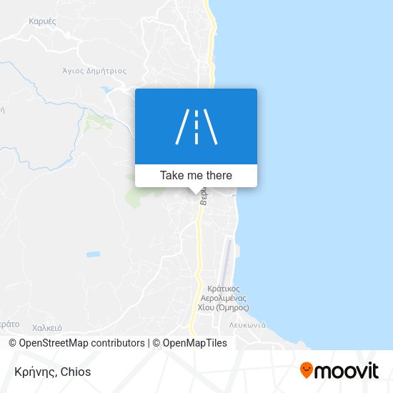 Κρήνης map