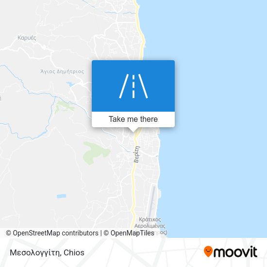 Μεσολογγίτη map