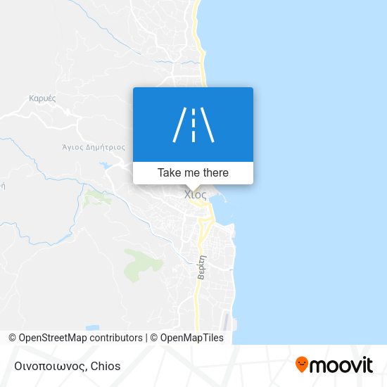 Οινοποιωνος map