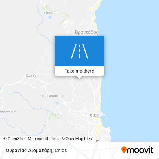 Ουρανίας Διοματάρη map