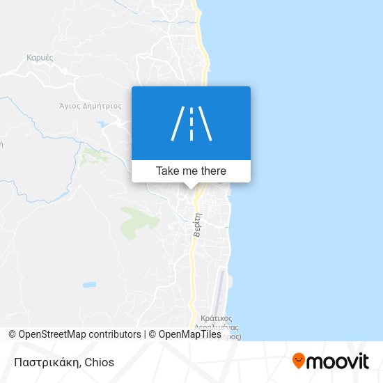 Παστρικάκη map