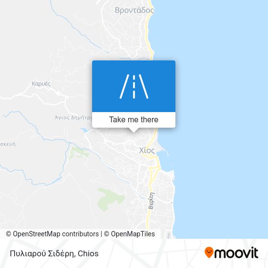 Πυλιαρού Σιδέρη map
