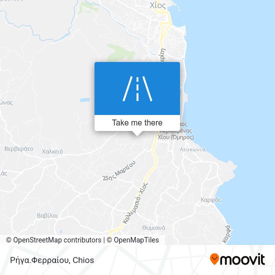 Ρήγα.Φερραίου map
