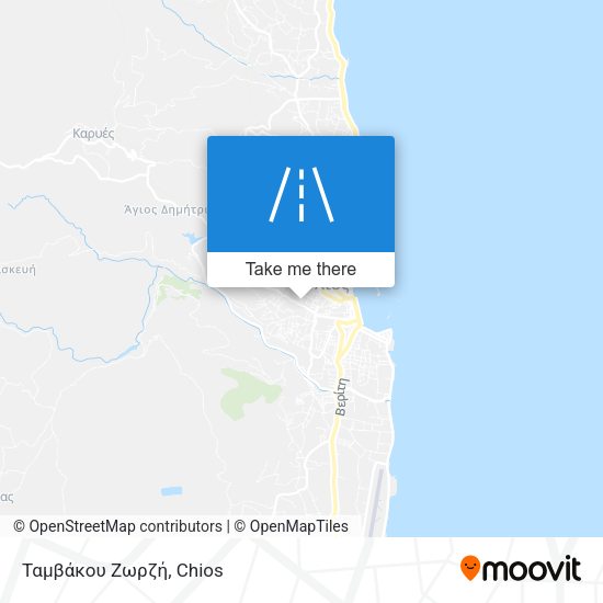 Ταμβάκου Ζωρζή map