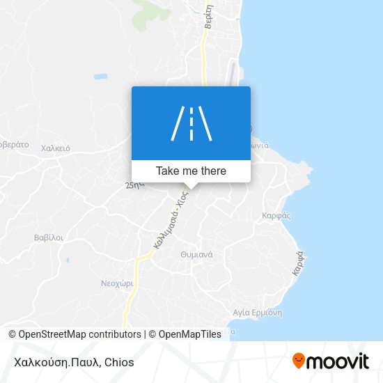 Χαλκούση.Παυλ map