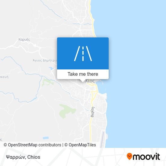 Ψαρρών map