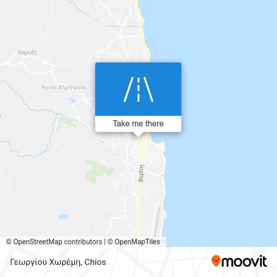 Γεωργίου Χωρέμη map